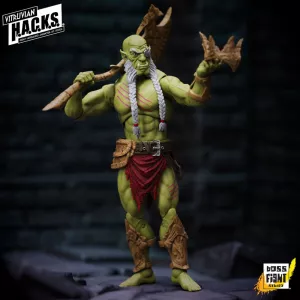 Vitruvian H.A.C.K.S. Akční Figurka Mighty Orc Sovran Bur'Zagi