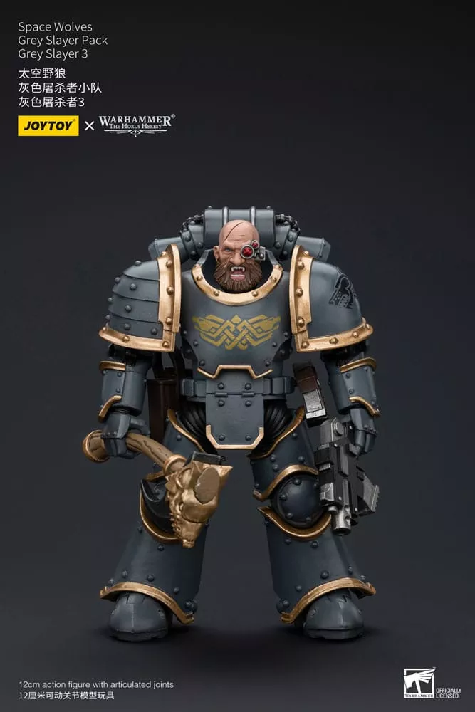 Warhammer The Horus Heresy Akční Figurka 1/18 Space Wolves Grey Slayer Pack Grey Slayer 3 12 cm Joy Toy (CN)