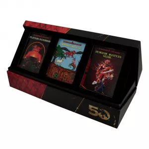 Dungeons & Dragons Ingot Set 50th Anniversary 1st Edition Book Cover FaNaTtik