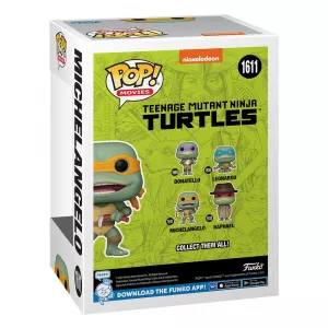 Teenage Mutant Ninja Turtles POP! Movies Vinyl Figurka Michelangelo Sausage Link Nunchucks 9 cm Funko