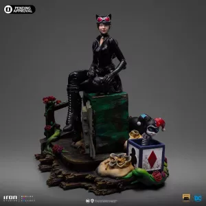 DC Comics Deluxe Art Scale Soška 1/10 Catwoman (Gotham City Sirens) 21 cm Iron Studios