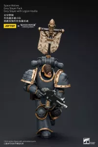 Warhammer The Horus Heresy Akční Figurka 1/18 Space Wolves Grey Slayer Pack Grey Slayer a Legion Vexilla 12 cm Joy Toy (CN)