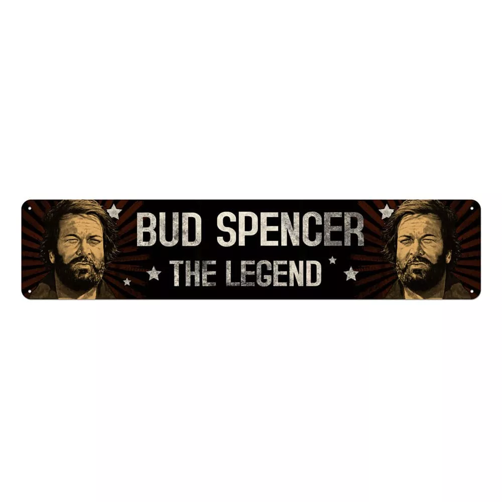 Bud Spencer Tin Sign The Legend 46 x 10 cm Blechwaren Fabrik Braunschweig