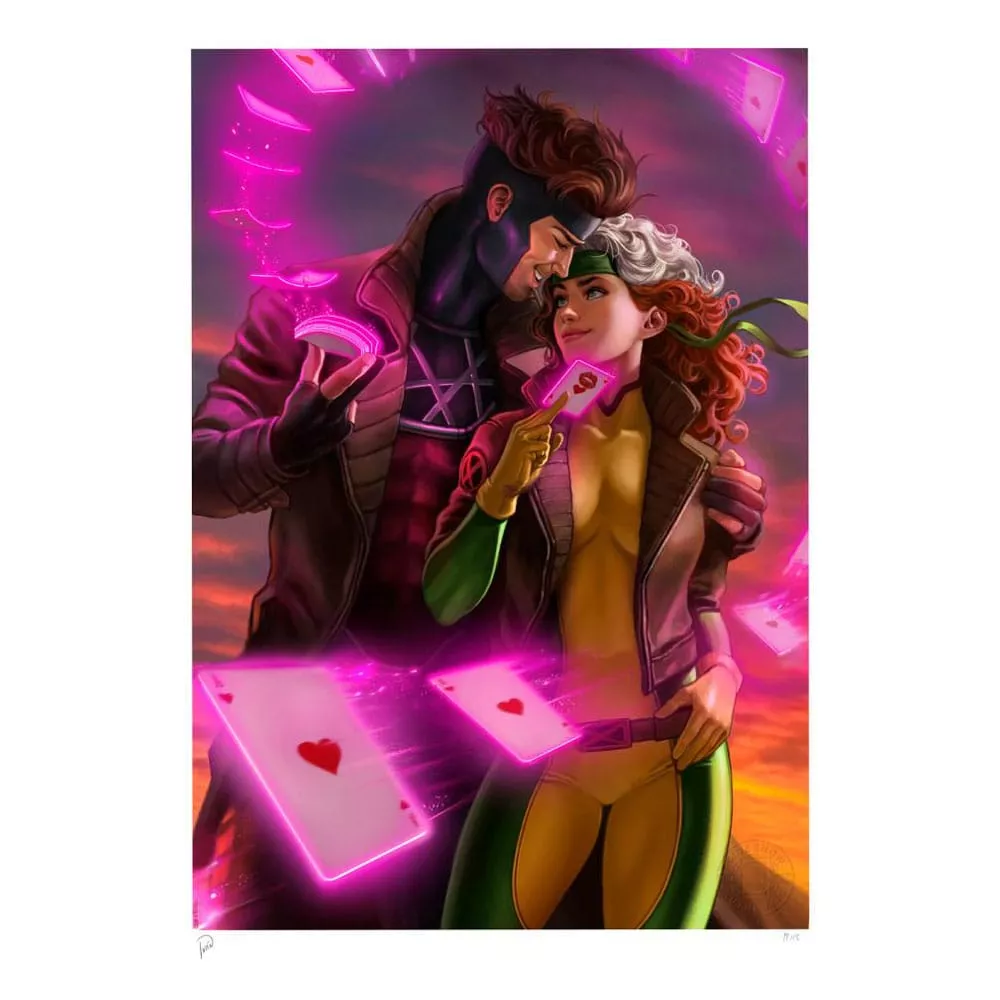 Marvel Art Print Rogue & Gambit 46 x 61 cm - unframed Sideshow Collectibles