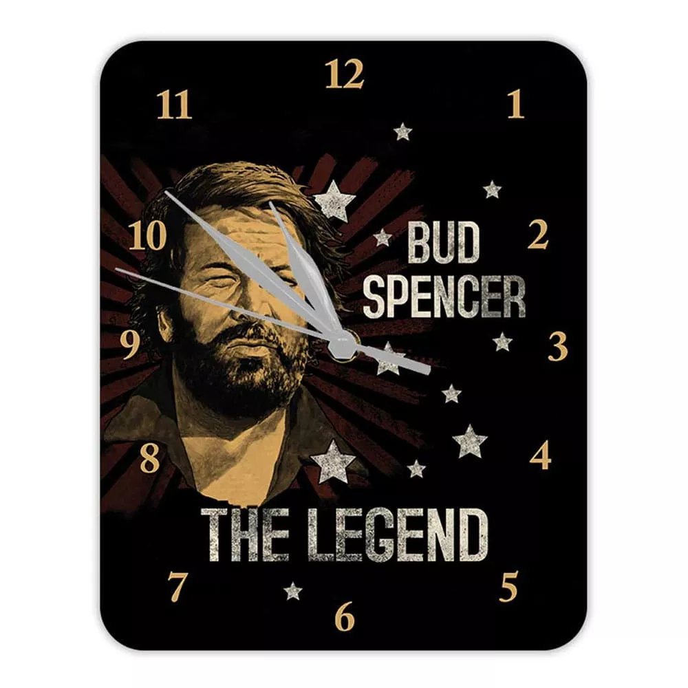 Bud Spencer Nástěnná Dekorace Hodiny The Legend Blechwaren Fabrik Braunschweig