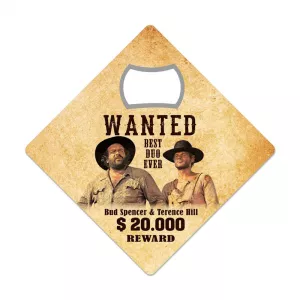 Bud Spencer & Terence Hill Bottle Otvírák Fridge Magnet Wanted