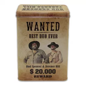 Bud Spencer & Terence Hill Tin Box Wanted Blechwaren Fabrik Braunschweig