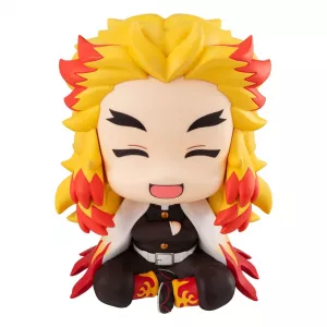 Demon Slayer: Kimetsu no Yaiba Look Up PVC Soška Rengoku Kyoujurou Smile Ver. 11 cm Megahouse