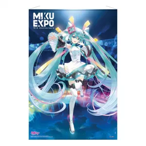 Hatsune Miku Plátno Miku EXPO 10th Anniversary Limited Edition 61 x 91 cm