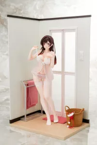 Rent-a-Girlfriend PVC Soška 1/6 Chizuru Mizuhara See-through Lingerie Figurka Angel White Ver. 23 cm