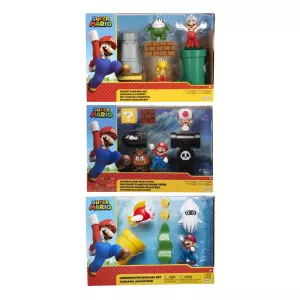 World of Nintendo Super Mario Diorama Set Sada (6)