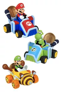 World of Nintendo Super Mario Kart Pullback Vehicles a Figurky Wave 1 Sada (12) Jakks Pacific