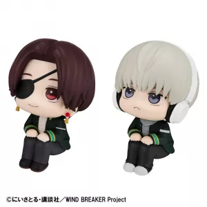 Wind Breaker Look Up PVC Sochy Hayato Suo & Ren Kaji 11 cm (With gift) Megahouse