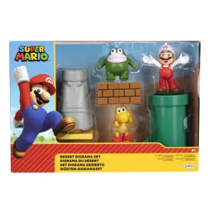 World of Nintendo Super Mario Diorama Set Sada (6) Jakks Pacific