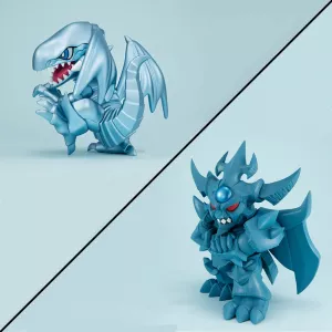 Yu-Gi-Oh! Duel Monsters Megatoon PVC Soška Blue Eyes White Dragon & Obelisk The Tormentor (With gift) Megahouse