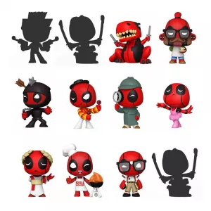 Marvel Comics Mystery Mini Figurky 5 cm Display Deadpool 30th Anniversary (12)