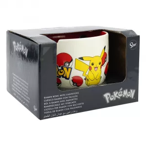 Pokémon Ramen Miska a Jídelní hůlky Face Stor