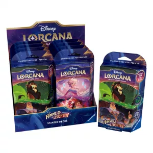 Disney Lorcana TCG Himmelsleuchten Starter Decks Display (8) Německá Edition*