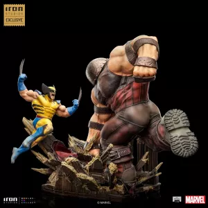 Marvel BDS Art Scale Soška 1/10 Wolverine vs Juggernaut heo EU Exclusive 30 cm Iron Studios