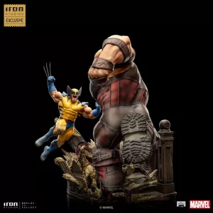 Marvel BDS Art Scale Soška 1/10 Wolverine vs Juggernaut heo EU Exclusive 30 cm Iron Studios