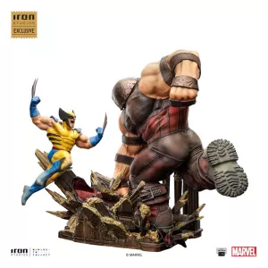 Marvel BDS Art Scale Soška 1/10 Wolverine vs Juggernaut heo EU Exclusive 30 cm Iron Studios