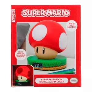 Super Mario Alarm Hodiny Super Mushroom Paladone Products