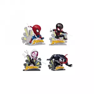 Marvel Hero Box Attack Series Mini Figurky Spider-Man 8 cm Display (6) YuMe Toys