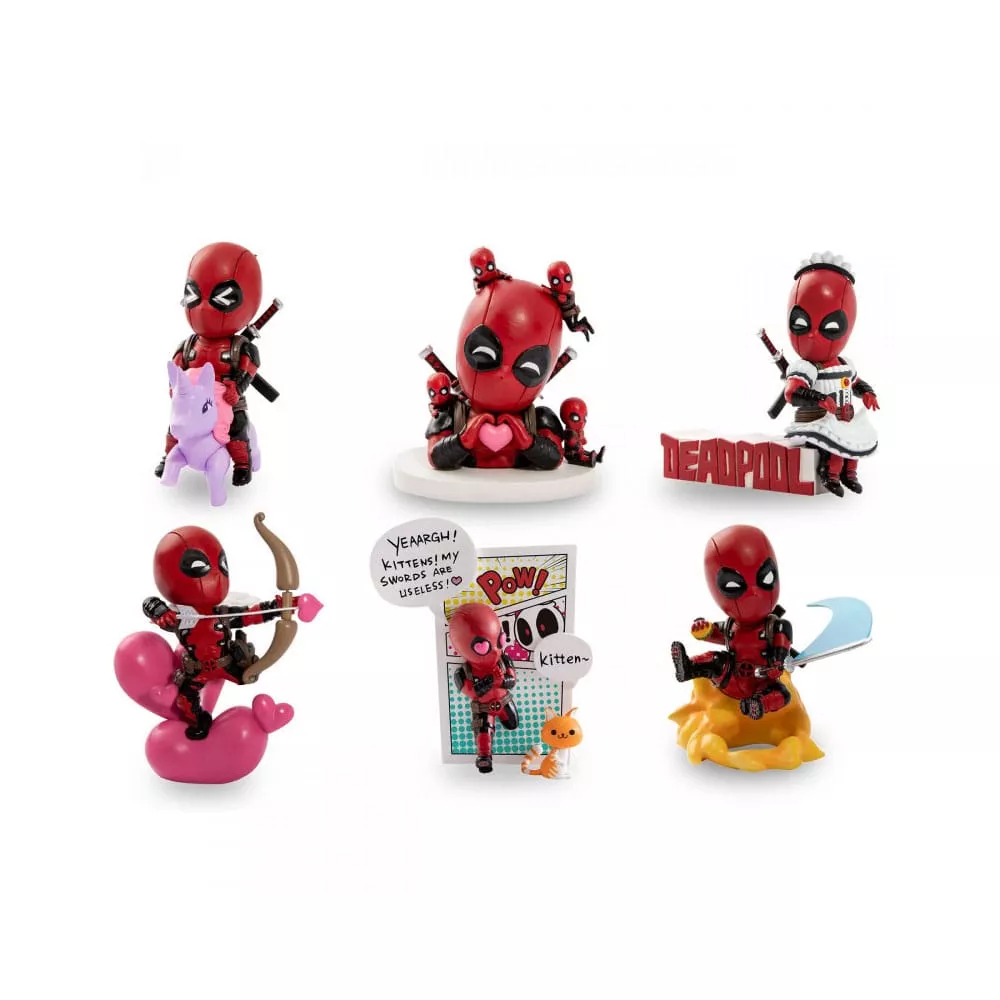 Marvel Hero Box Classic Series Mini Figurky Deadpool 8 cm Display (6) YuMe Toys