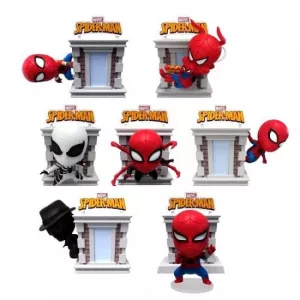 Marvel Hero Box Tower Series Mini Figurky Spider-Man 8 cm Display (6)