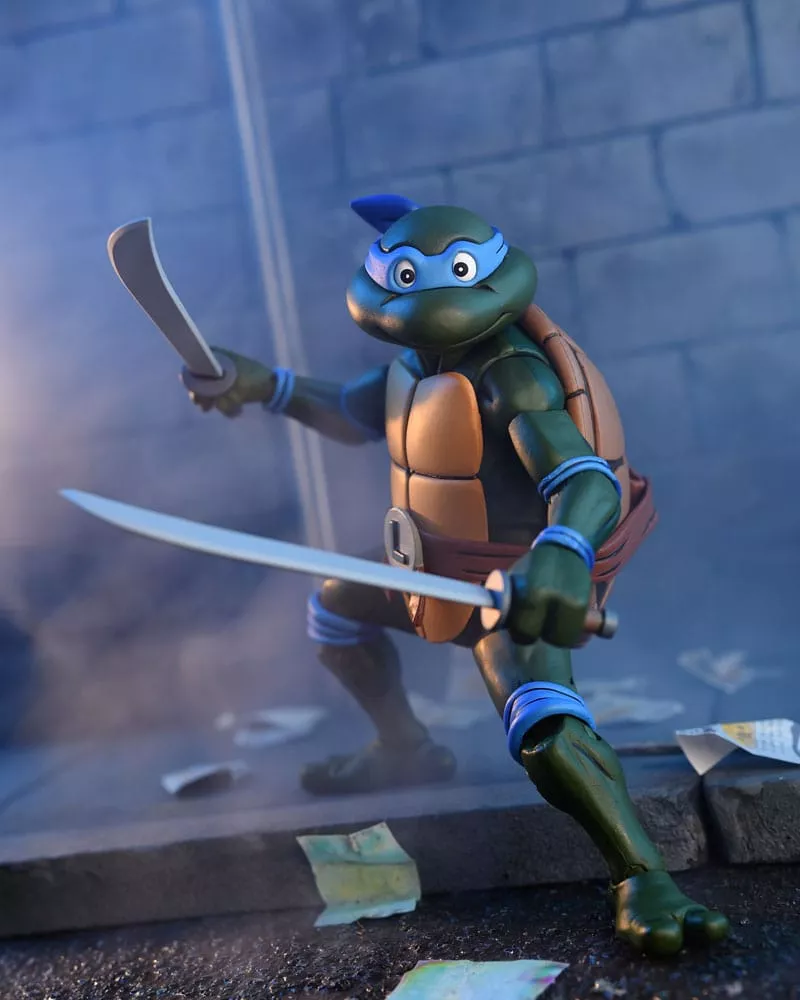 Teenage Mutant Ninja Turtles (Cartoon) Akční Figurka Ultimate Leonardo VHS 18 cm NECA