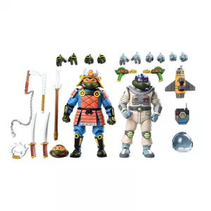 Teenage Mutant Ninja Turtles (Cartoon) Akční Figurka 2 Pack Space Adventure & Samurai Turtles 18 cm