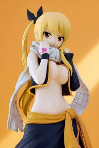 Fairy Tail Pop Up Parade PVC Soška Lucy Heartfilia Natsu Kostým Ver. L Velikost 22 cm Good Smile Company