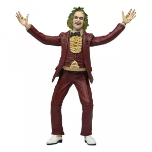 Beetlejuice 1988 Akční Figurka Beetlejuice Red Tuxedo 18 cm NECA