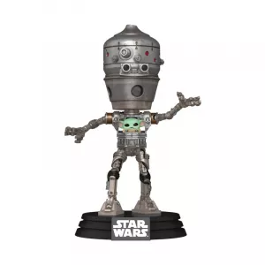 Star Wars: The Mandalorian POP! Deluxe Vinyl Bobblehead Figurka IG-12 a Grogu 17 cm