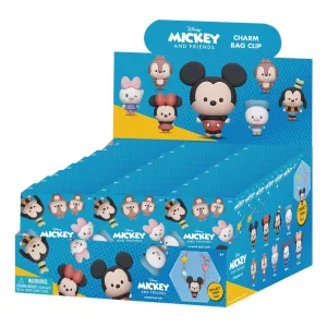 Disney Talisman 3D PVC Taška Clips Mickey & Friends Display (24) Monogram Int.