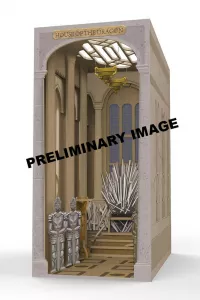 House of The Dragon Tiny Adventures Book Nook Mini Diorama Iron Throne 23 cm Revell