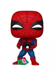 Marvel POP! Vinyl Figurka Holiday Spiderman a Open Dárkový 9 cm