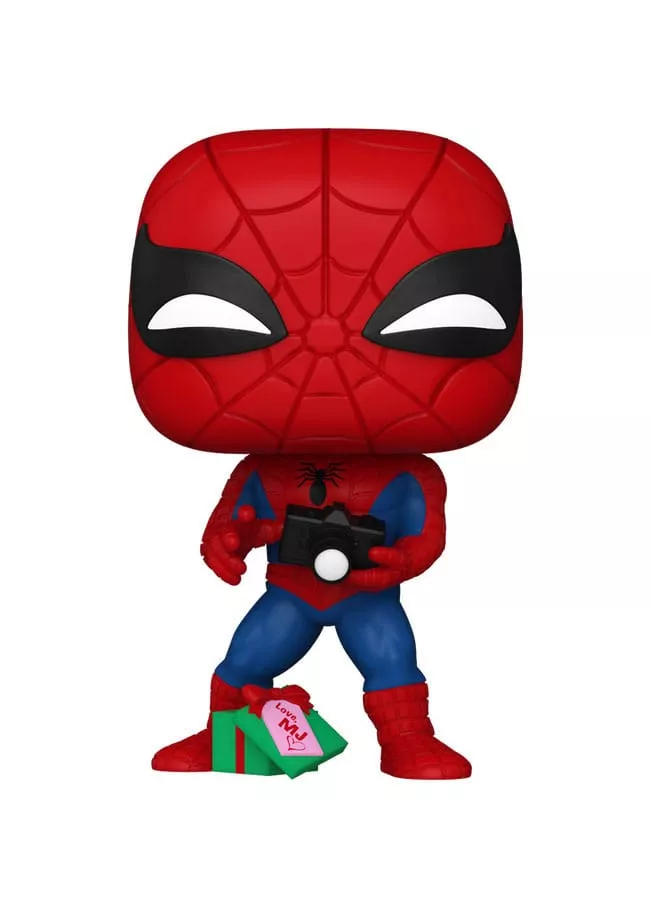 Marvel POP! Vinyl Figurka Holiday Spiderman a Open Dárkový 9 cm Funko