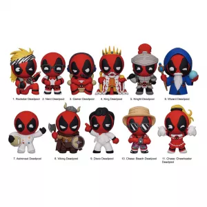 Marvel 3D PVC Taška Clips Deadpool Series 6 Display (24)