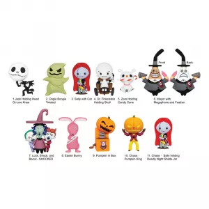 Nightmare before Christmas 3D PVC Taška Clips Series 5 Display (24)