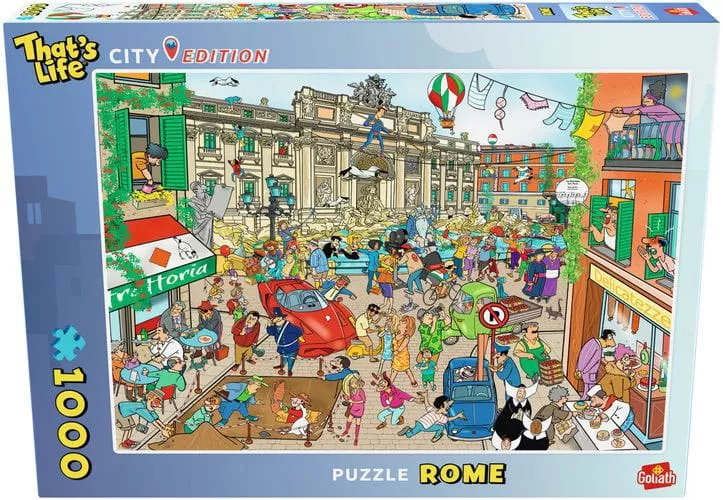 That´s Life City Edition Puzzle Rome (1000 pieces) Goliath Toys