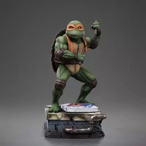 Teenage Mutant Ninja Turtles Art Scale Soška 1/10 Michelangelo 19 cm Iron Studios