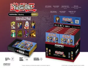 Yu-Gi-Oh: Series 1 Blind Box Enamel Připínaček - 10 Piece CDU