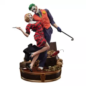 DC Comics Mythos Soška 1/5 The Joker and Harley Quinn: Lawless Love 41 cm Sideshow Collectibles