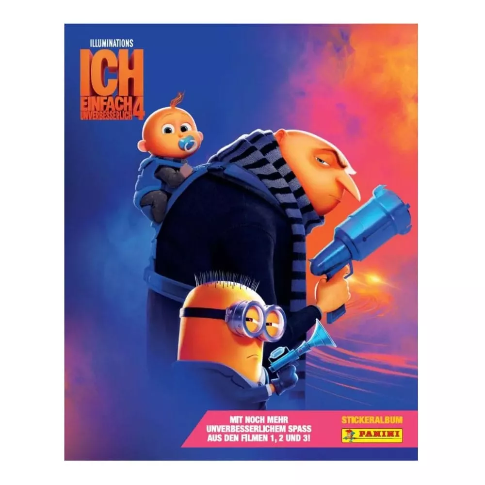 Despicable me 4 Nálepka Kolekce Album Německá Verze Panini