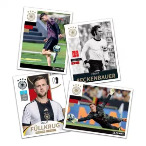 DFB Deutschland 2024 und Die Besten aus Europa Nálepka Kolekce Display (50) Německá Verze Panini