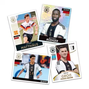 DFB Deutschland 2024 und Die Besten aus Europa Nálepka Kolekce Display (50) Německá Verze Panini