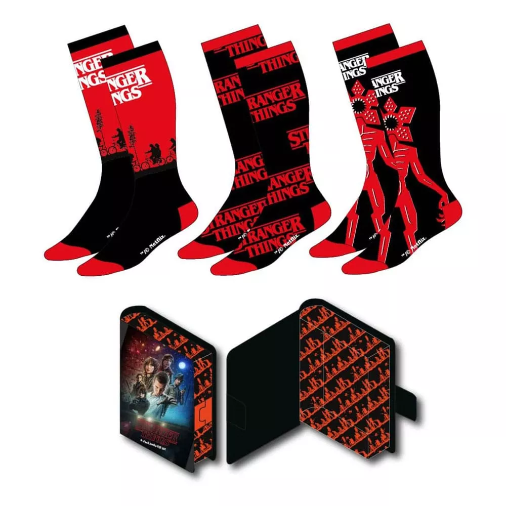 Stranger Things Ponožky 3-Pack 38-45 Cerdá