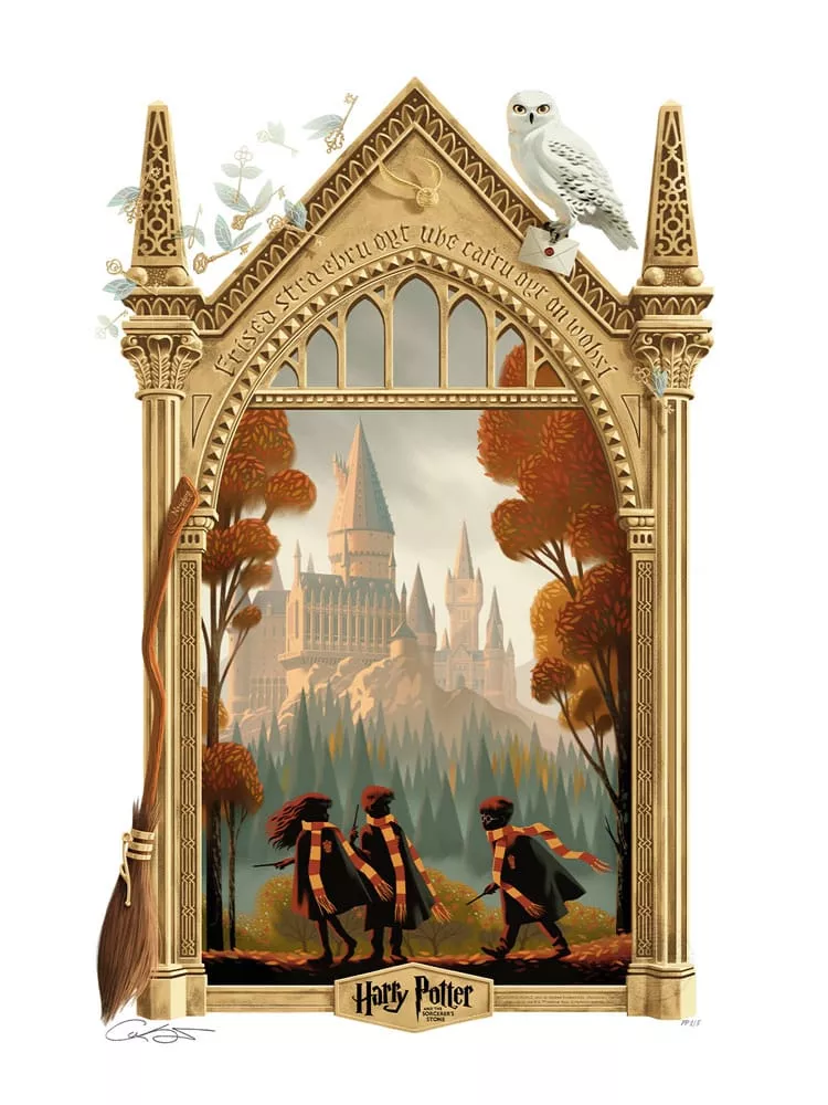 Harry Potter Art Print Harry Potter and The Philosopher's stone Variant 46 x 61 cm - unframed Sideshow Collectibles