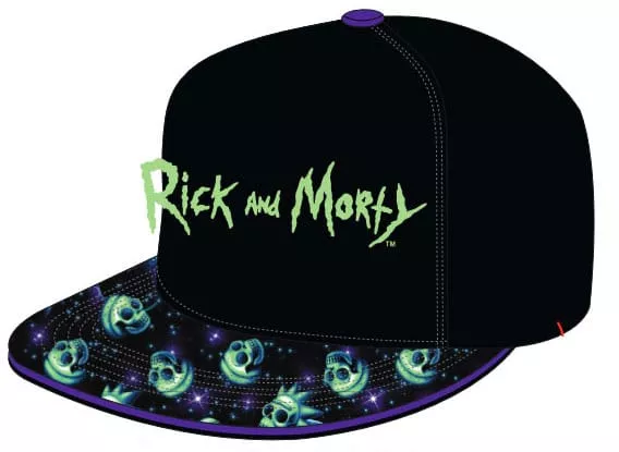 Rick & Morty Curved Bill Kšiltovka Neon Logo Heroes Inc